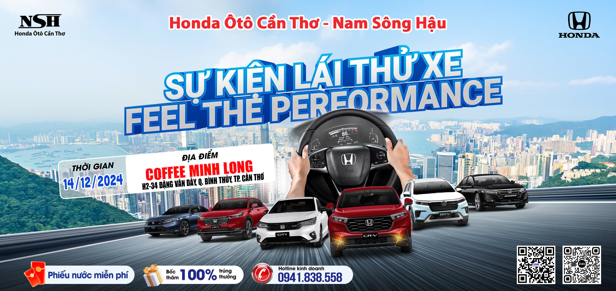 FEEL THE PERFORMANCE : Trải nghiệm cảm giác vận hành vượt trội tại Quận Bình Thủy, Thành Phố Cần Thơ [14.12.2024]