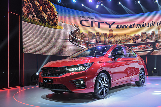 Giá lăn bánh Honda City 2021 thế hệ mới vừa ra mắt